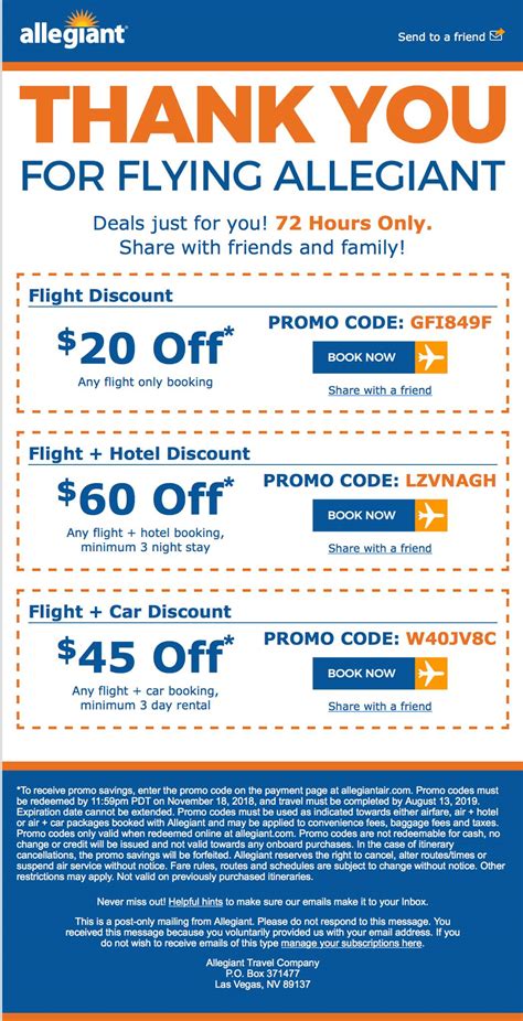Best Allegiant Air Promo Code for Flights This Season Save Big