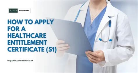 Apply For S1 Healthcare Certificate Online