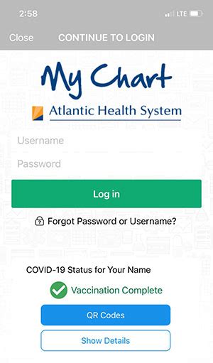 Atlantic Health Mychart