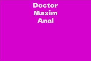 Doctor Maxim Anal: Innovative Procedural Insights