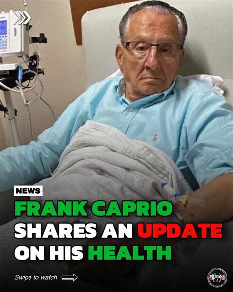 Frank Caprio Health Update