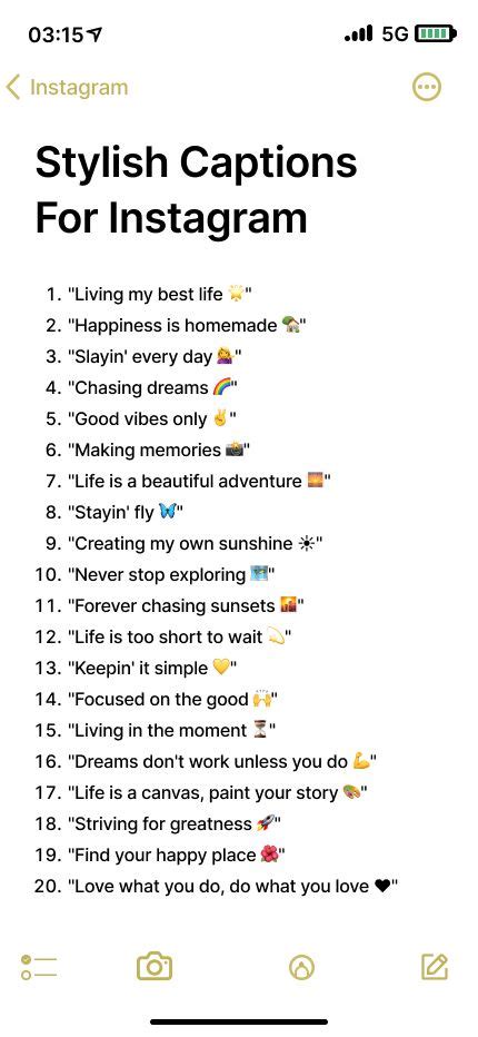 Best Instagram Captions for 2023