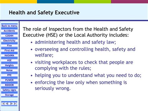 Health And Safety Executive Meaning
