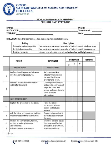 Health Asessment Performance Evaluation Script