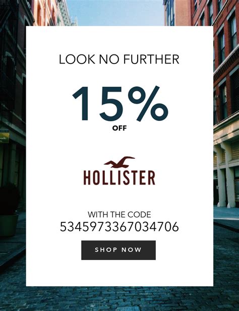 Unlock Big Savings with Exclusive Hollister Promo Code