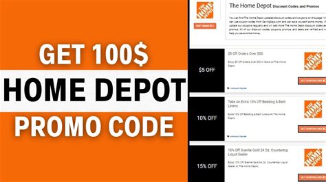Unlock Exclusive Savings with Home Depot Promo Code 2024 Today