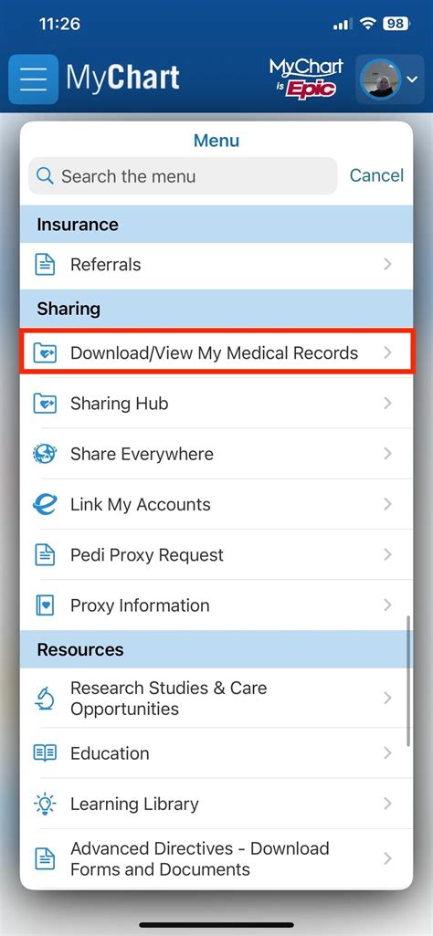 Honor Health Mychart