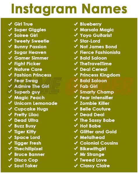 Best Instagram Name Ideas for 2023
