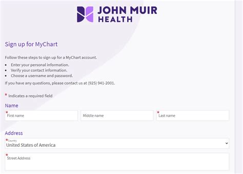 John Muir Health Mychart