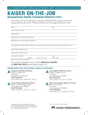 Kaiser Occupational Health