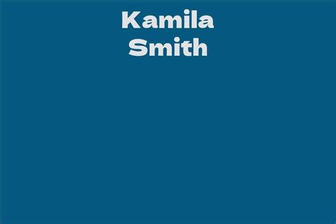 Kamila Smith: Rising Star in Tech Innovation