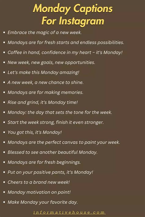 Best Monday Morning Captions for a Winning Start