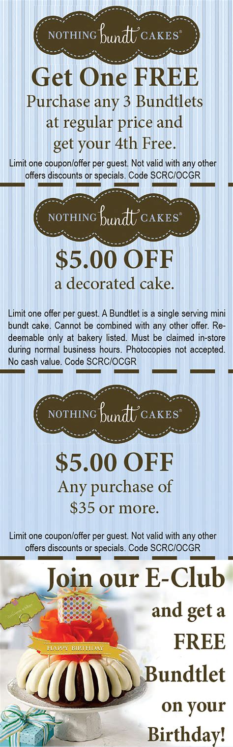 Best Nothing Bundt Cakes Promo Codes for Big Savings This Season