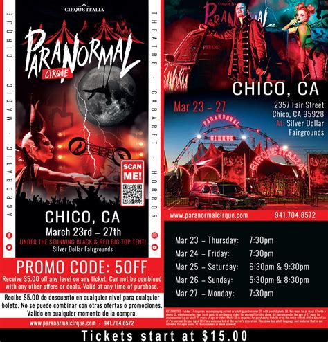 Unlock Exclusive Paranormal Cirque Promo Code for Unmissable Deals