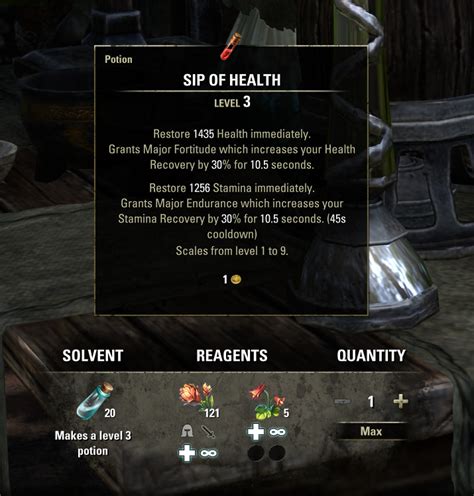 Sip Of Health Eso