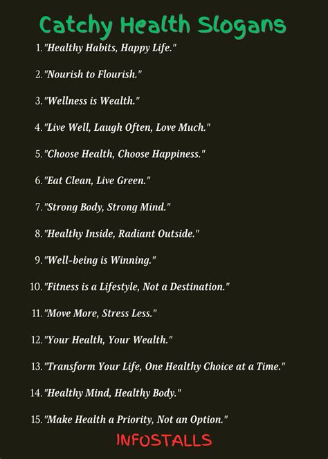 Slogans For Health Products