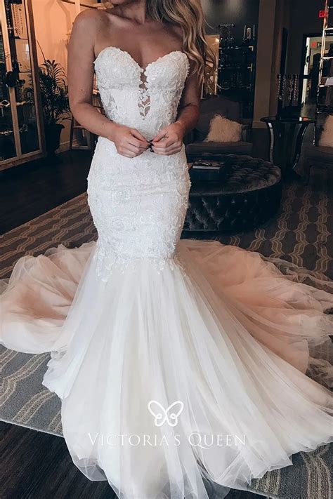 Best Wedding Dress Mermaid Tulle Choices
