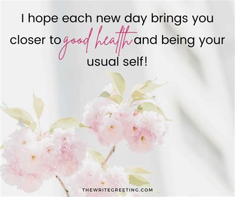 Wishing One Good Health